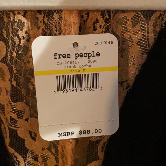 ❌SOLD❌Free People Poppy Printed Bodysuit Medium - Picture 4 of 5